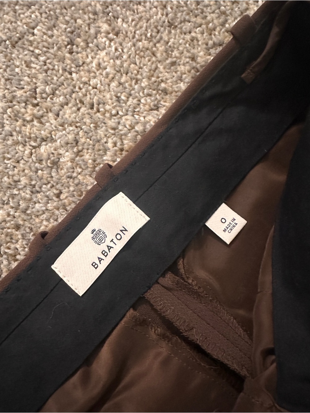 Babaton Brown Pants